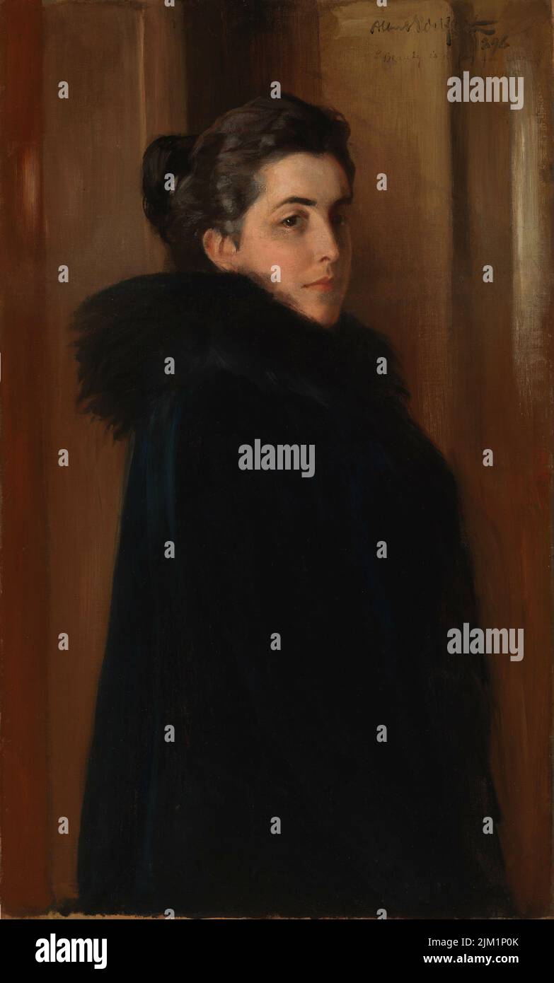 Portrait of Ellan Edelfelt, the Artists Wife. Museum Ateneum, Helsinki