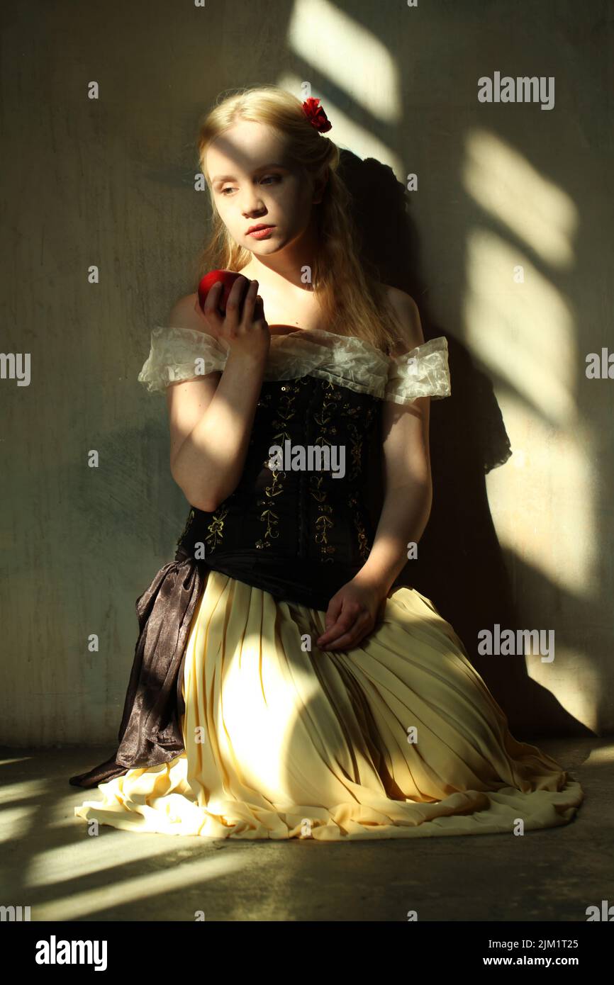 Fairy tale. Young woman portrait Stock Photo