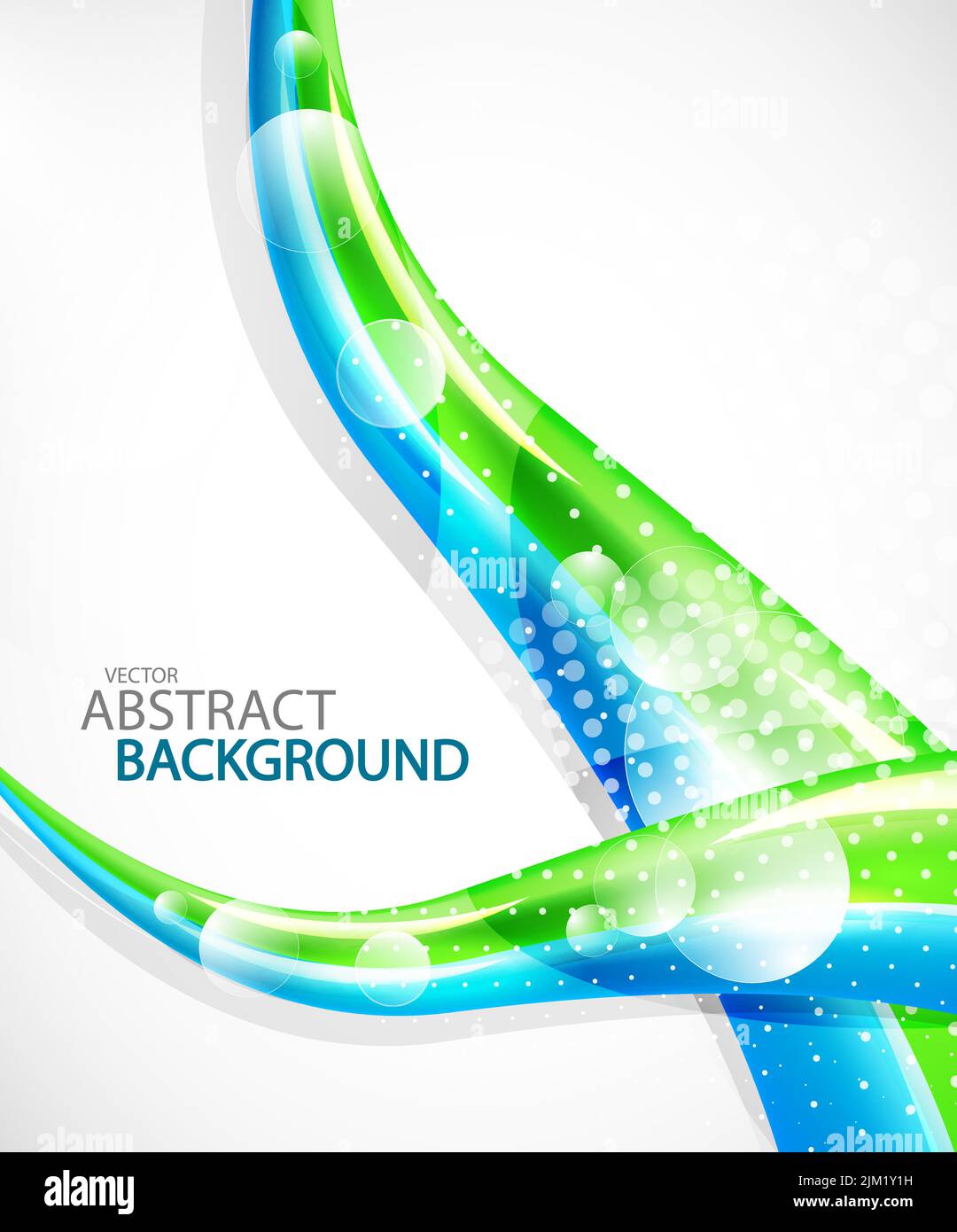 Abstract green waves Stock Vector Images - Alamy