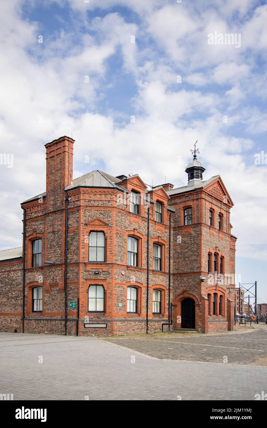 the pilotage building on the waterfront in liverpool merseyside Stock Photo