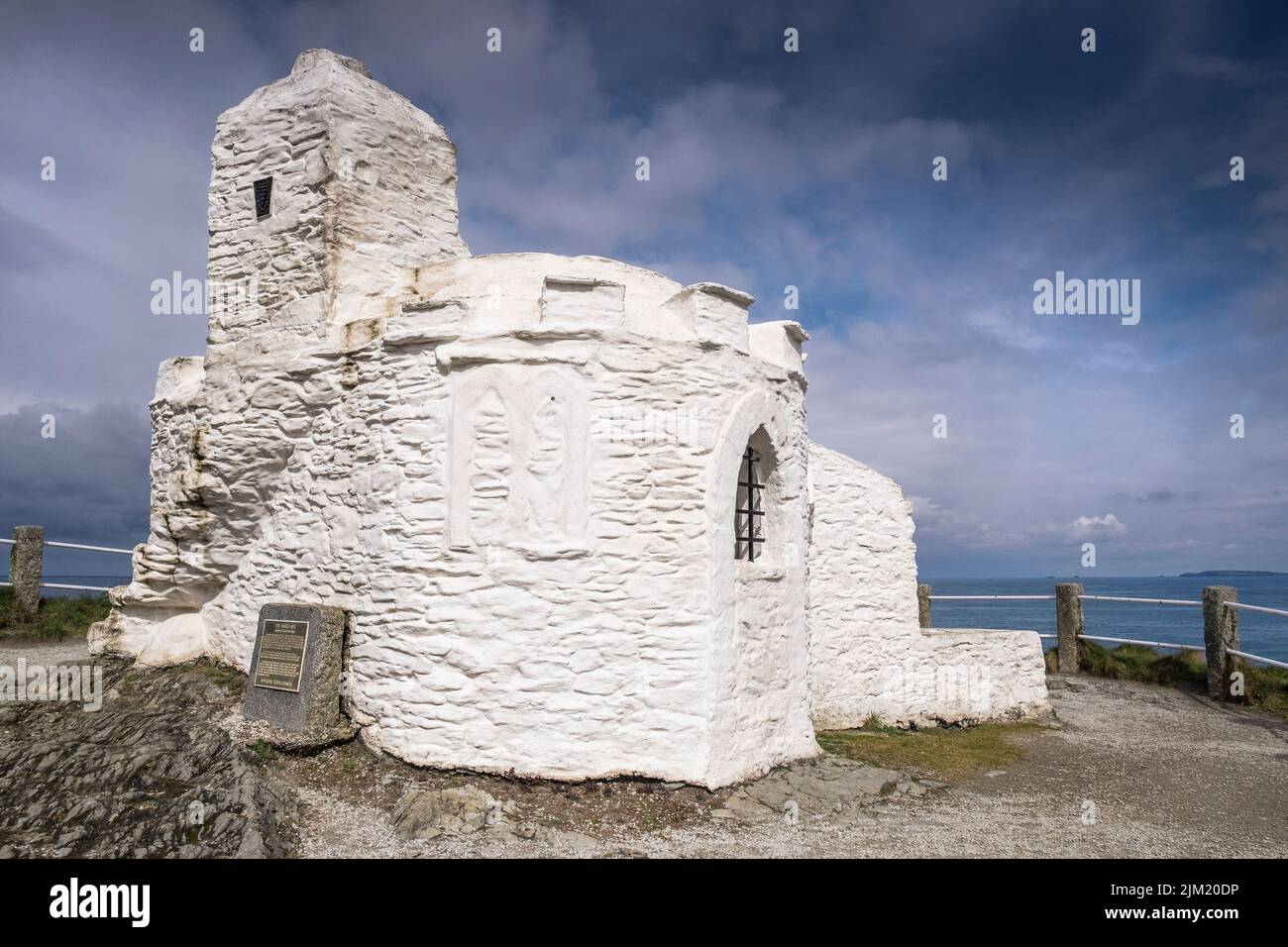 The exterior of the iconic Huer Hut in Newquay in Cornwall in the UK. Stock Photo