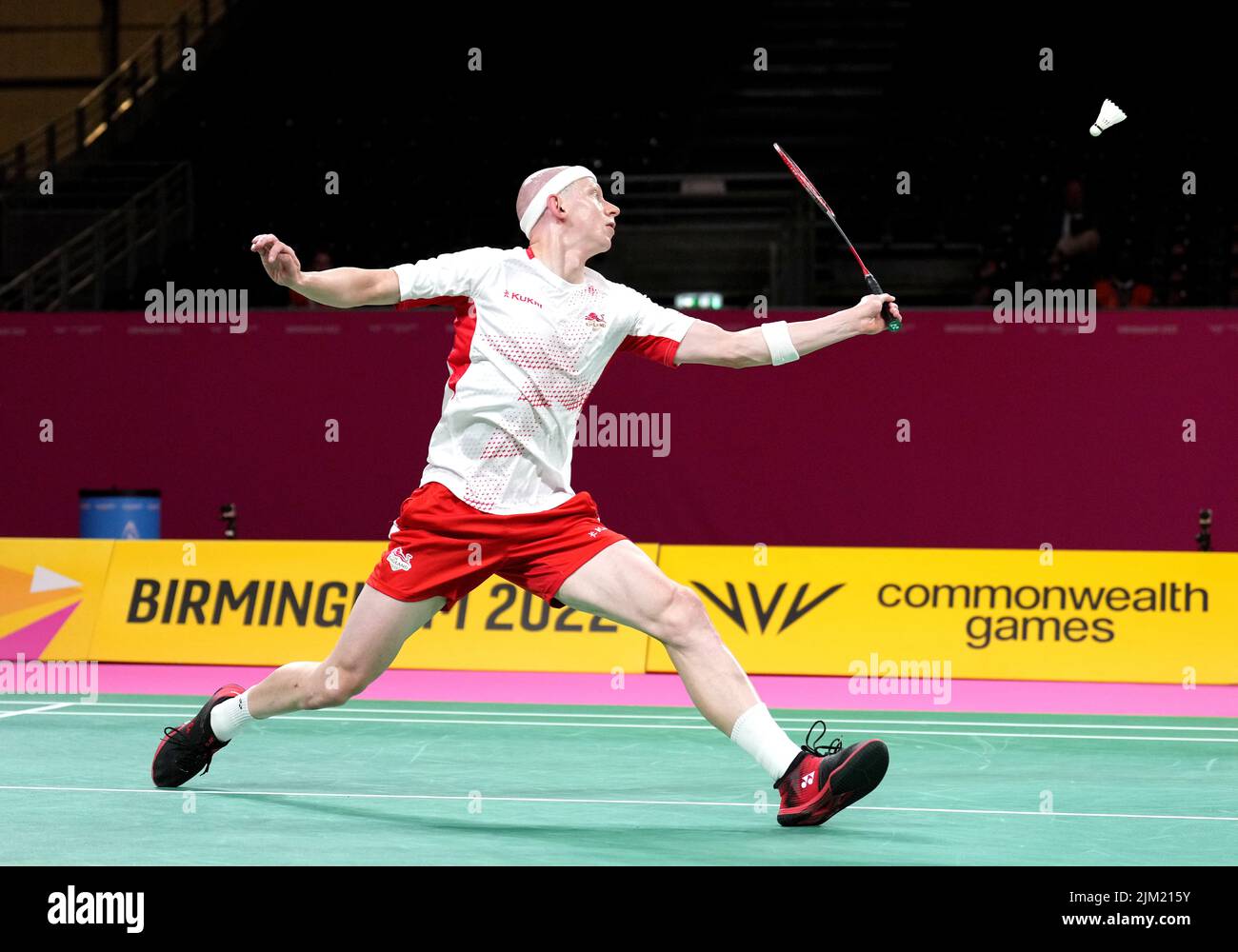England's Toby Penty during his match against Australia's Nathan Tang at The NEC on day seven of the 2022 Commonwealth Games in Birmingham. Picture date: Thursday August 4, 2022. Stock Photo