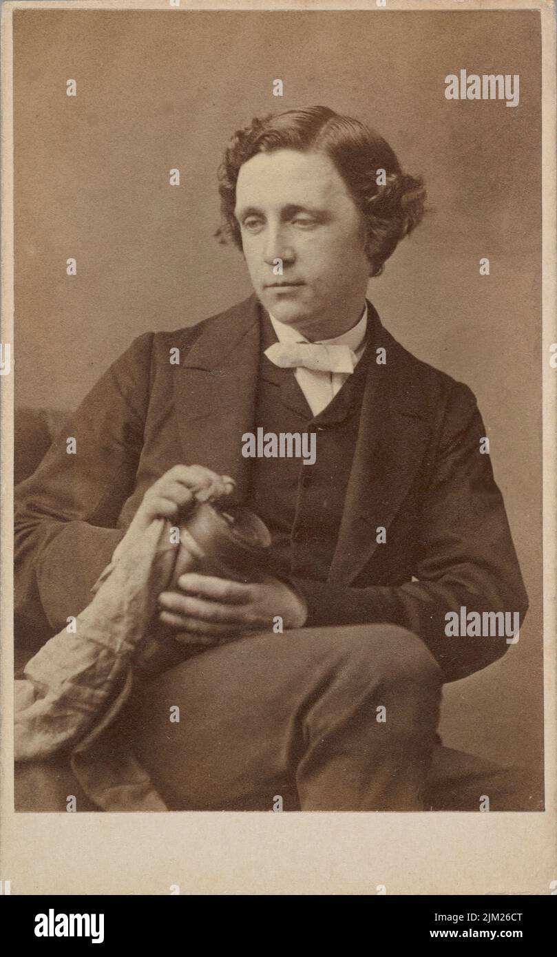 Portrait of Lewis Carroll (1832-1898). Museum: PRIVATE COLLECTION. Author: Oscar Gustav Rejlander. Stock Photo