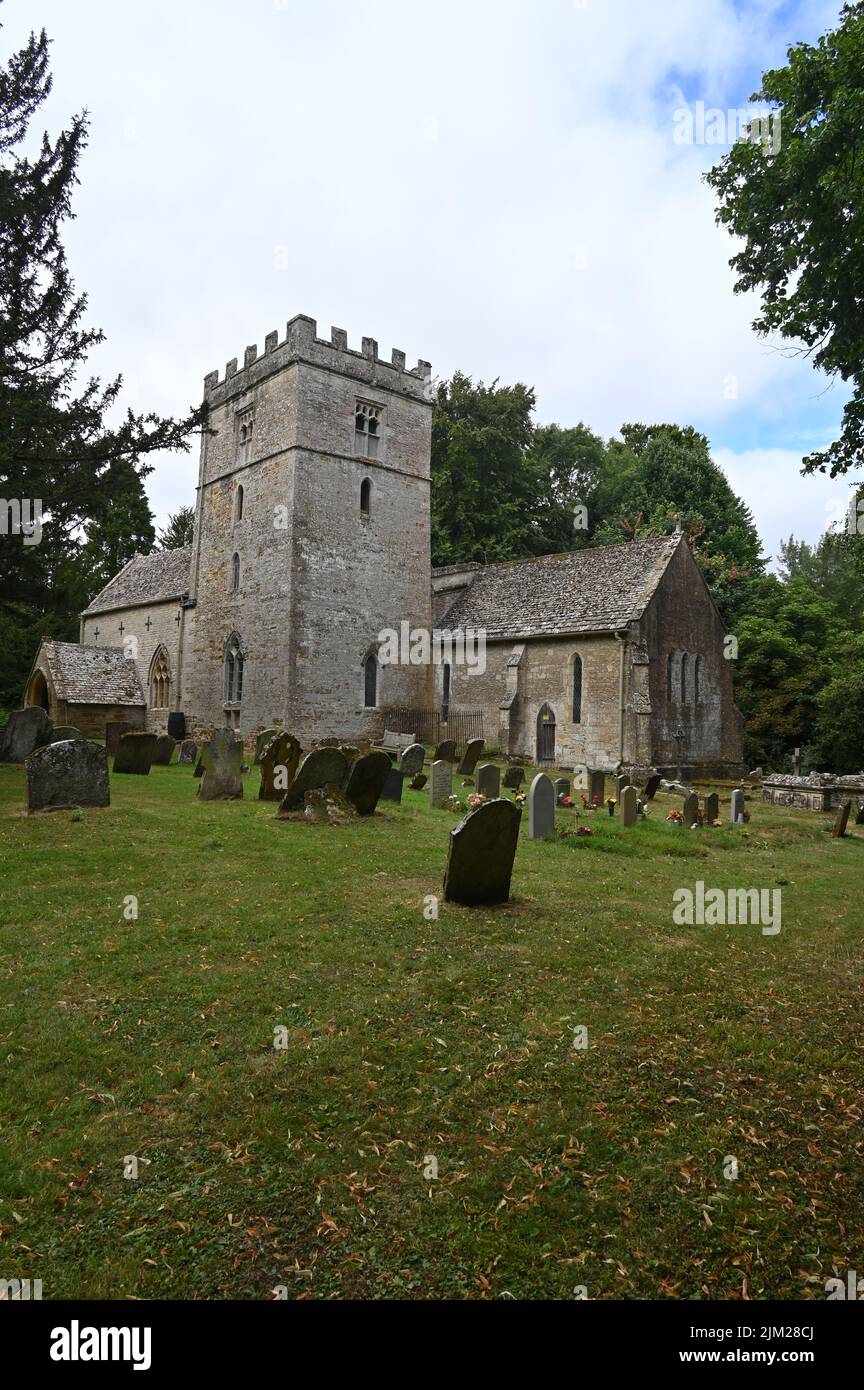 St Nicholas Church, Lower Oddington, Gloucestershire Stock Photo Alamy