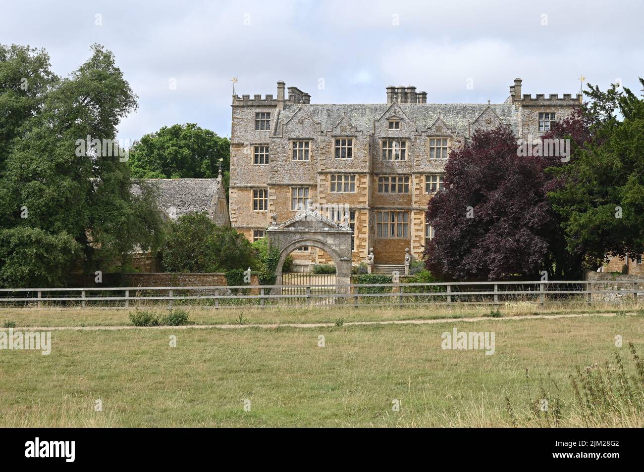 Chastleton House, a Jacobean country residence near the Oxfordshire town of Chipping Norton Stock Photo