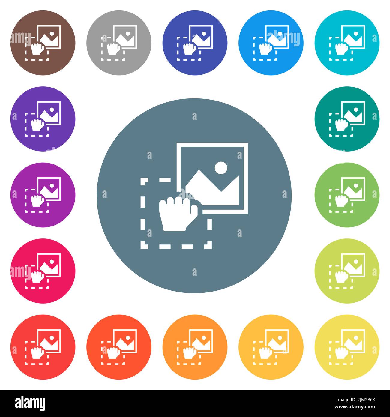 Grab image to upload flat white icons on round color backgrounds. 17 ...
