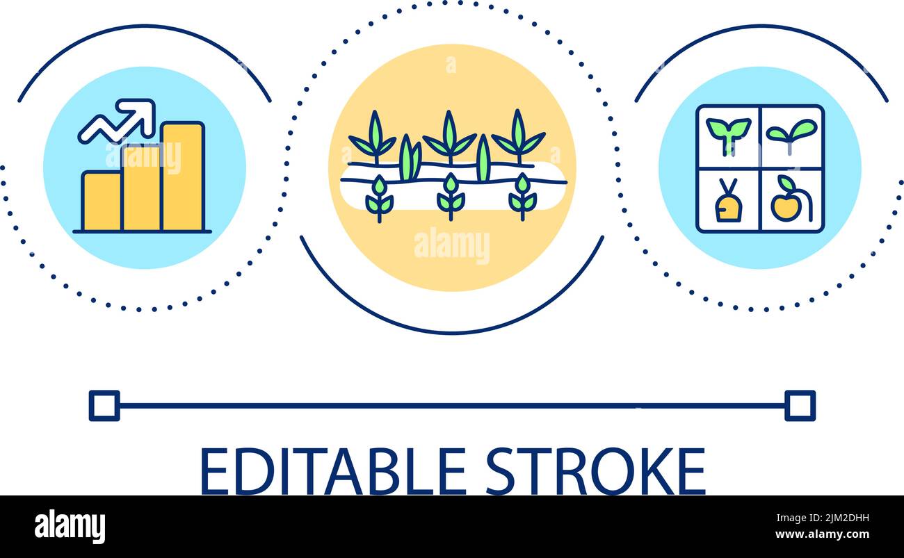 Crop yield increase Stock Vector Images - Alamy