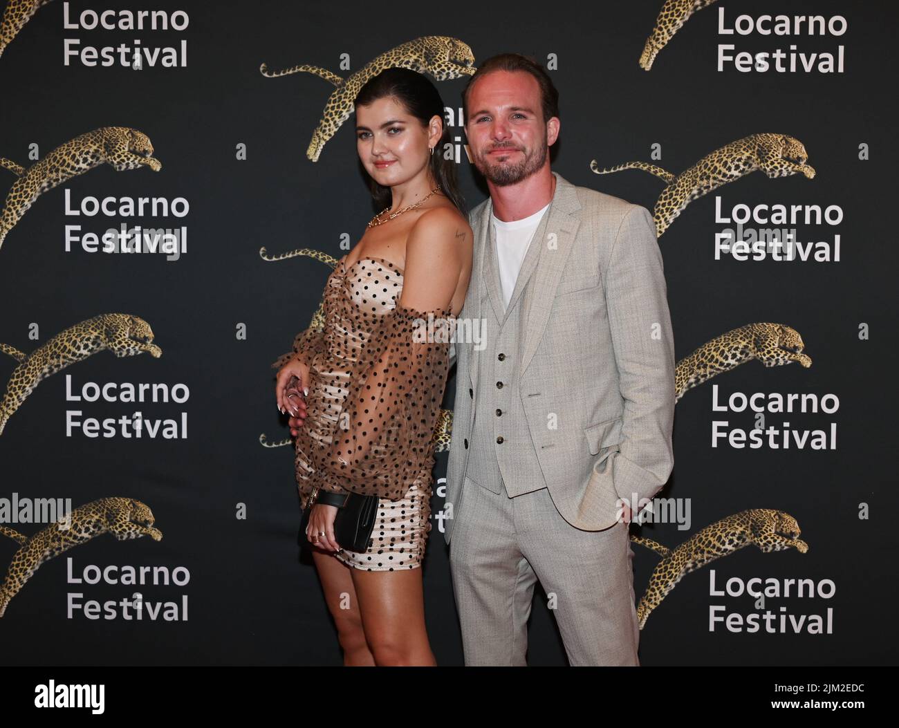 Locarno, Switzerland. 04th Aug, 2022. Locarno, Swiss Locarno Film Festival 2022 Photocall Elvira Legrand, Charles Legrand, Kevin Lütolf In the photo: Credit: Independent Photo Agency/Alamy Live News Stock Photo
