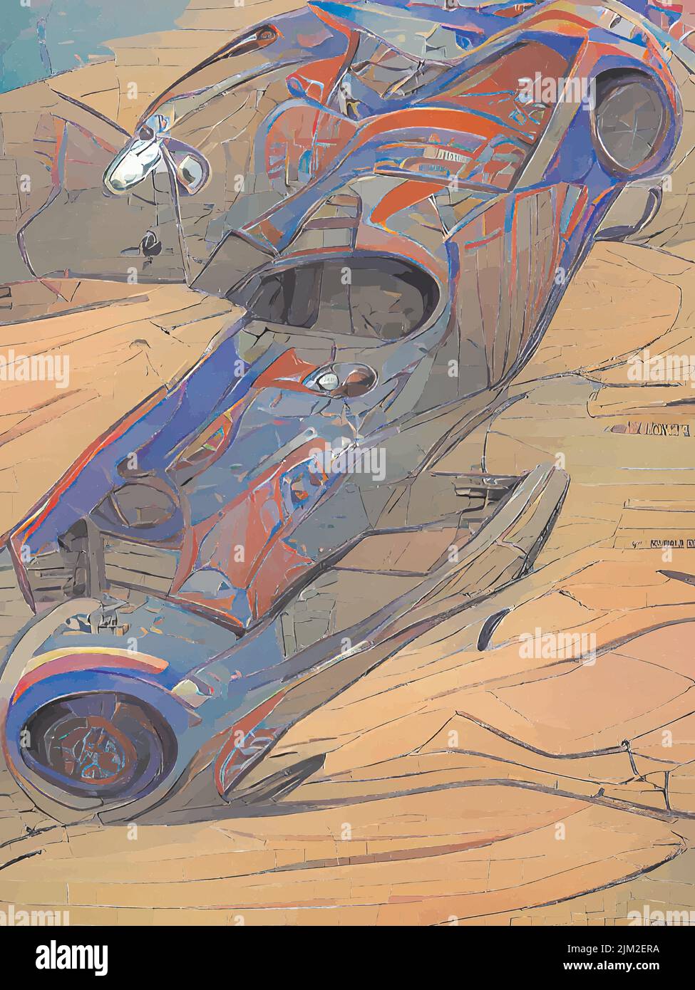 Race cars involved in accidents Stock Vector Image & Art - Alamy