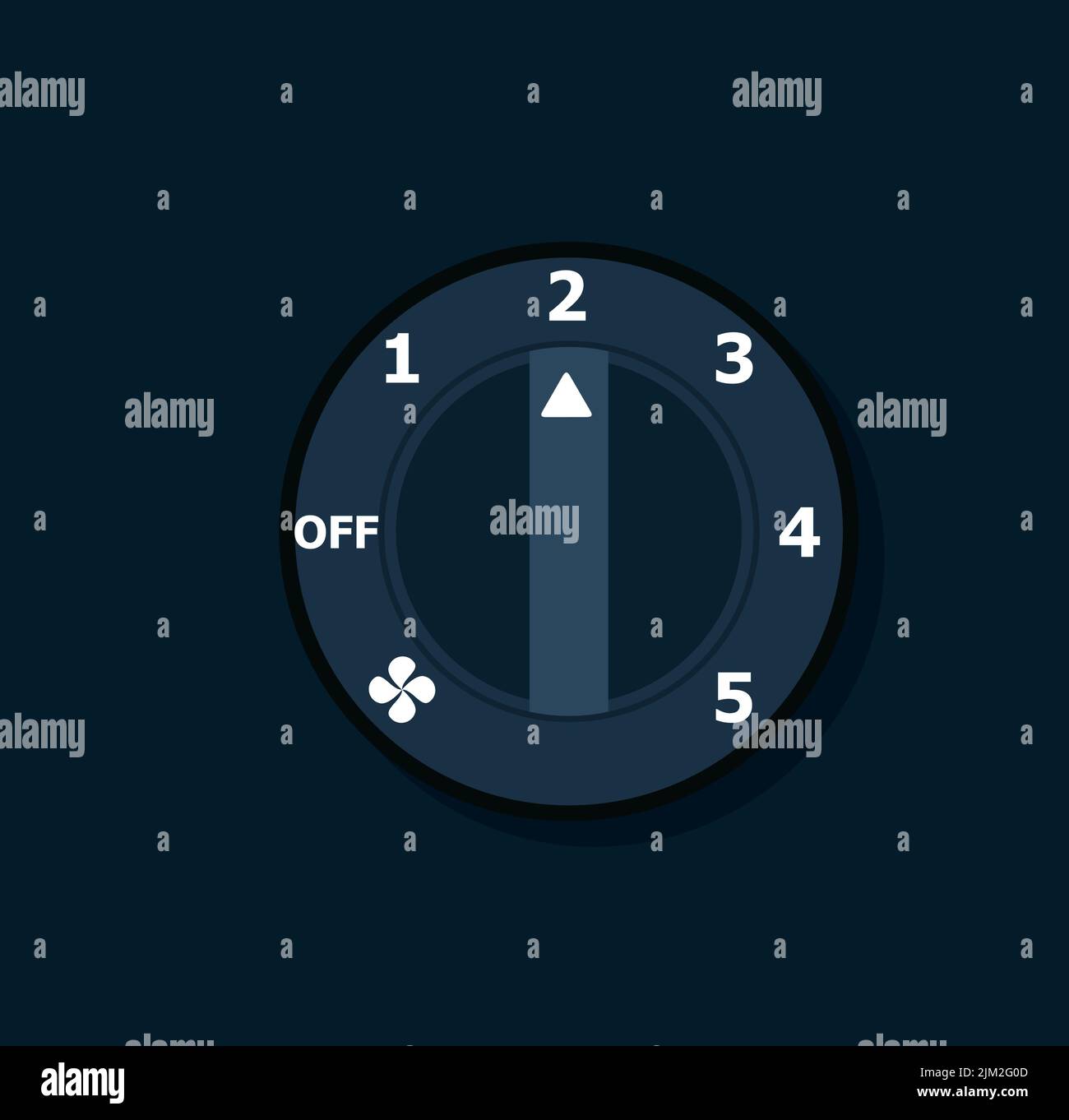 Car climate control with air condition button, vector design Eps 10 Stock Vector
