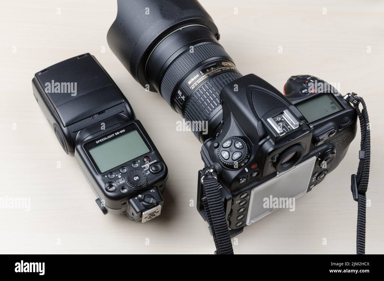 Nikon D810 DSLR digital camera with Nikkor 2470mm 2.8 lens and