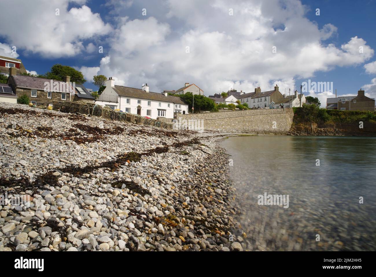 Moelfre Village, Anglesey, North Wales, Great Britain Stock Photo Alamy
