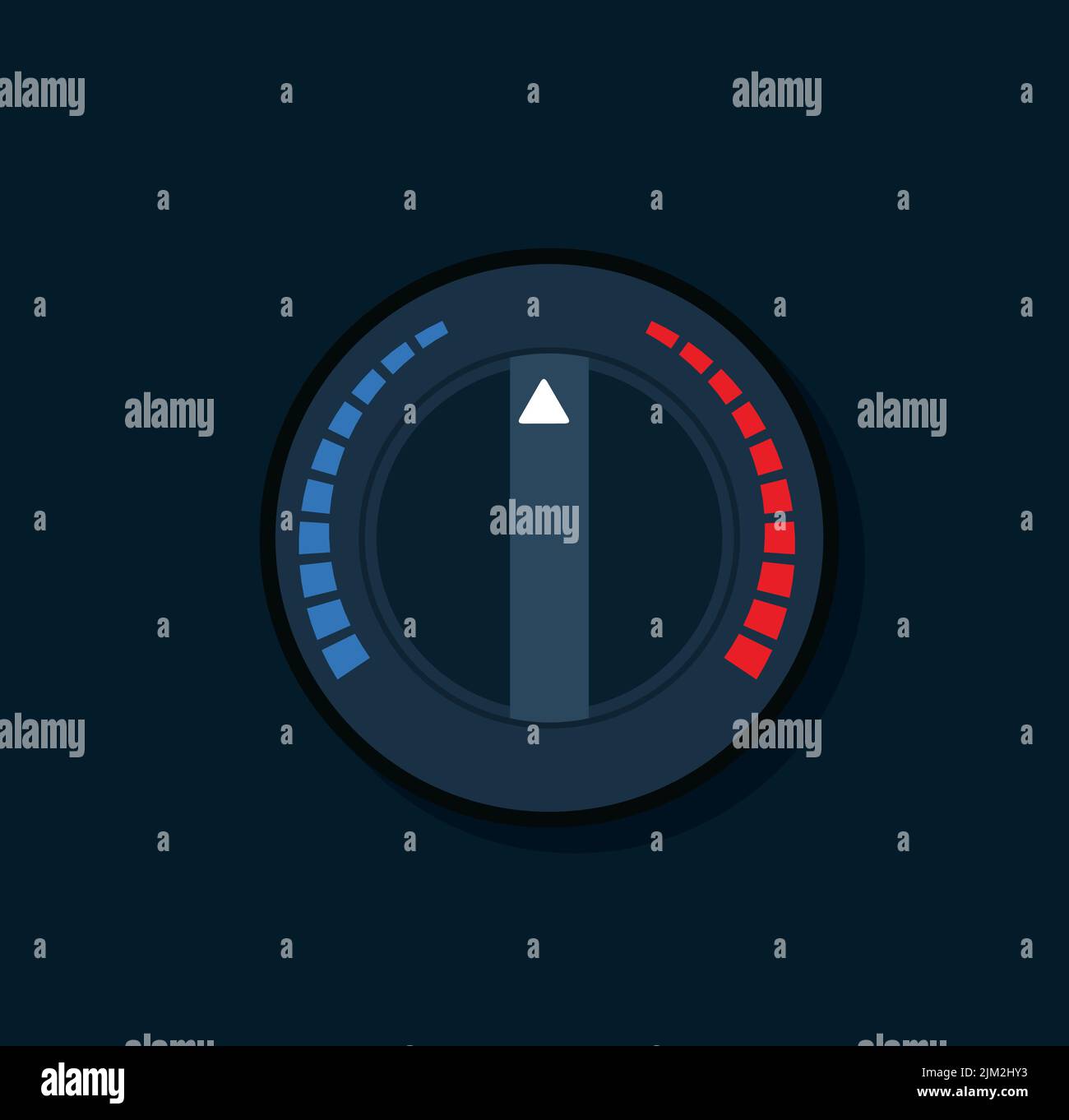 Car climate control with air condition button, vector design Eps 10