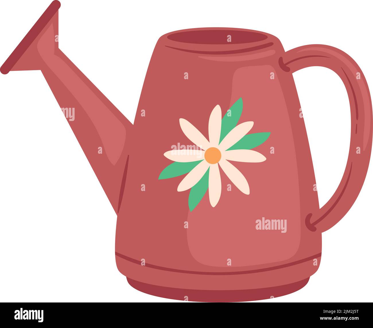 red gardening sprinkler pot Stock Vector Image & Art - Alamy