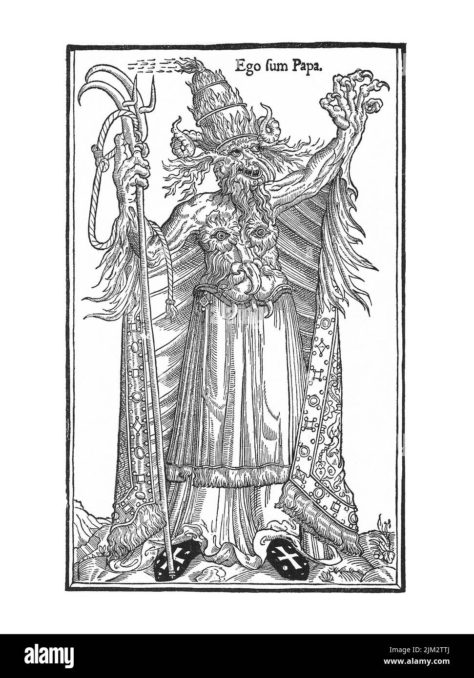 Medieval Mythology themed illustration artwork Stock Photo