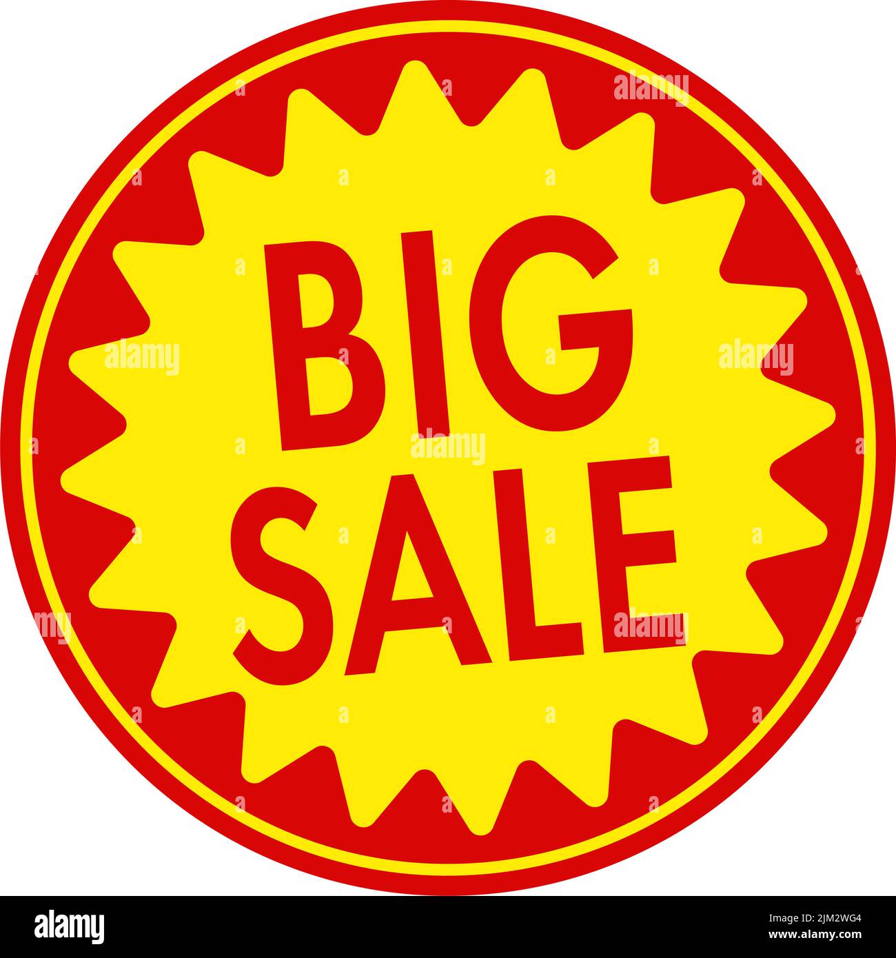 Sale label vector illustration | big sale Stock Vector