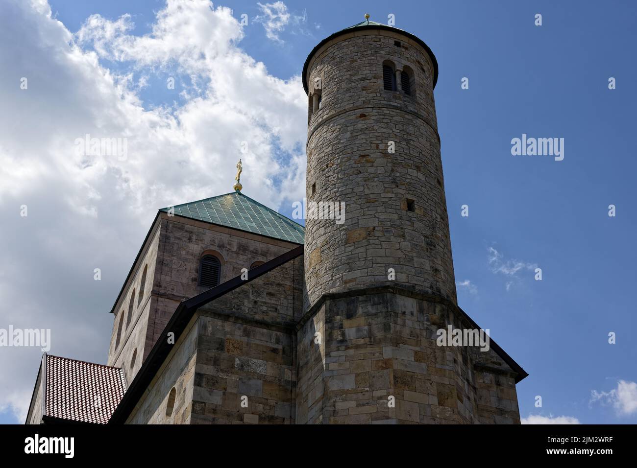 St. Micaelis Cathedral  - Pre-Romanesque architecture (ca. 10. century) - in Hildesheim Stock Photo
