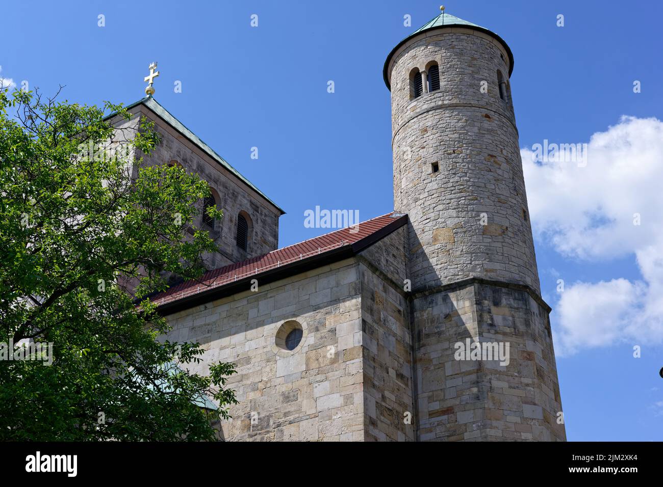 St. Micaelis Cathedral  - Pre-Romanesque architecture (ca. 10. century) - in Hildesheim Stock Photo