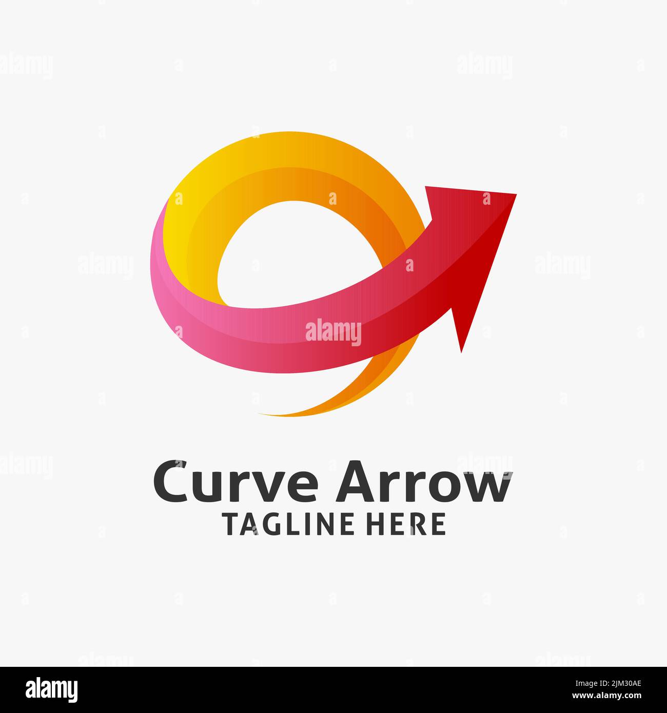 Circle arrow logo design Stock Vector Image & Art - Alamy