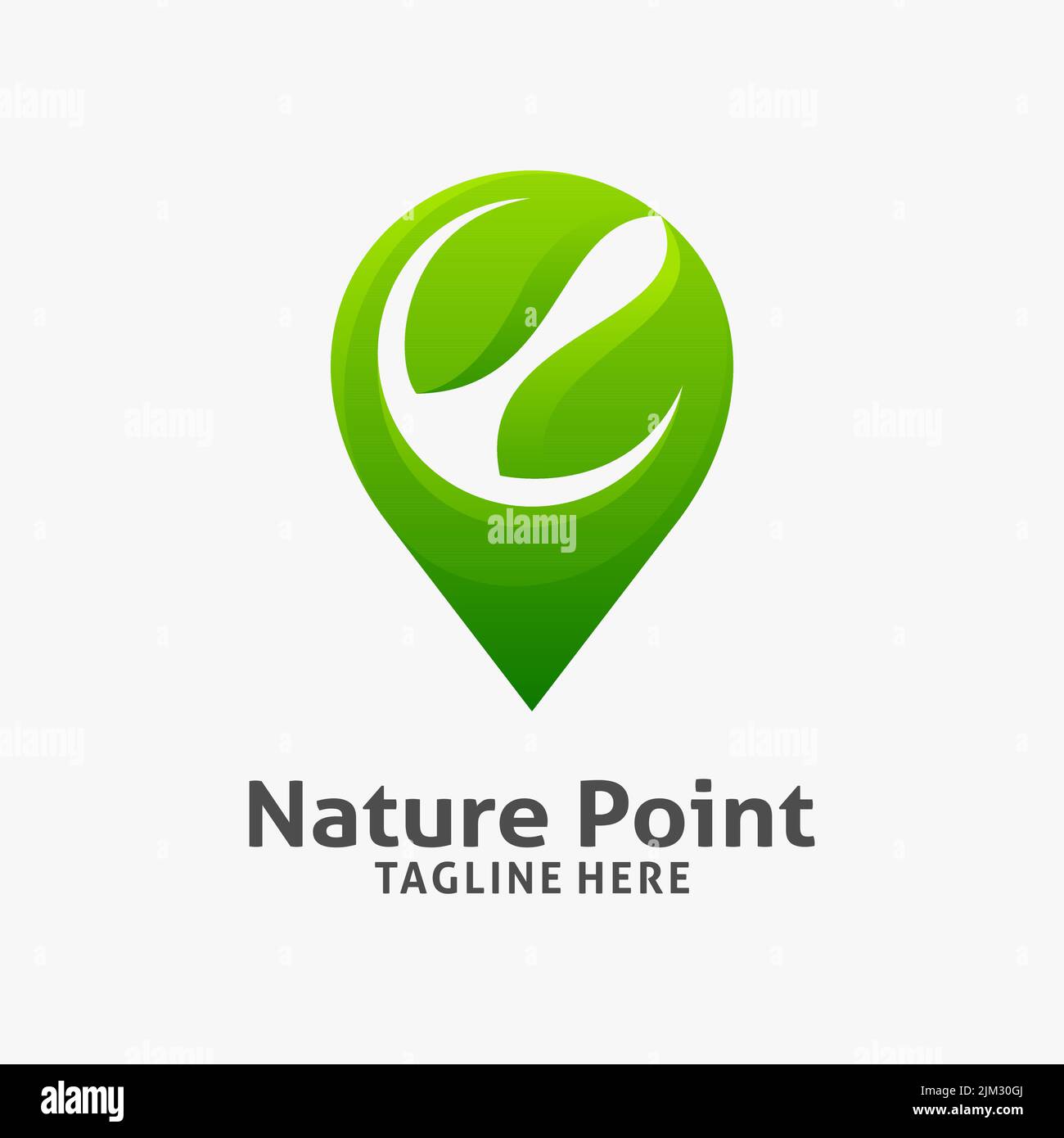 Nature place point logo design Stock Vector Image & Art - Alamy