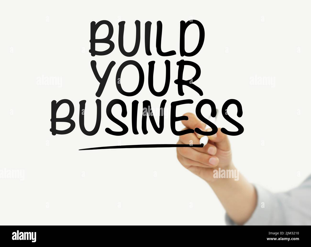 Build uour business Stock Photo