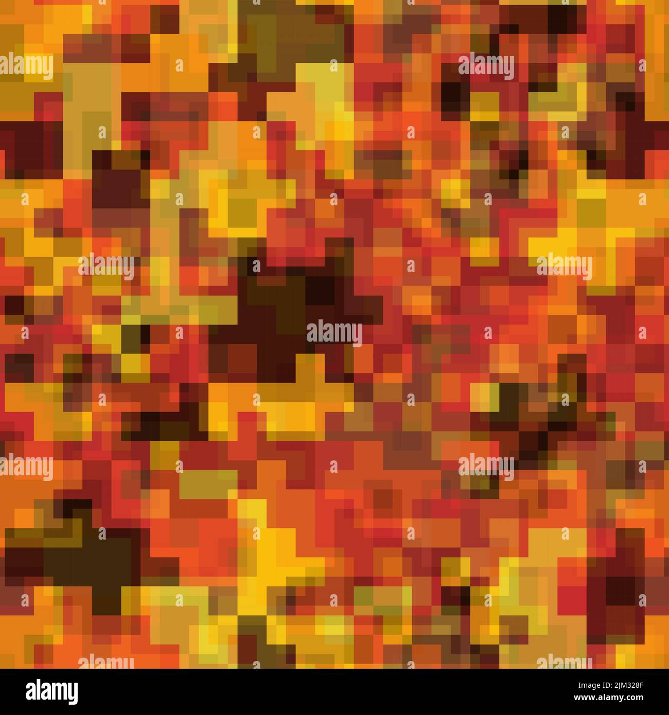 Abstract Pixel Texture with Squares for Banner, Card, Web or Textile Prints Stock Vector