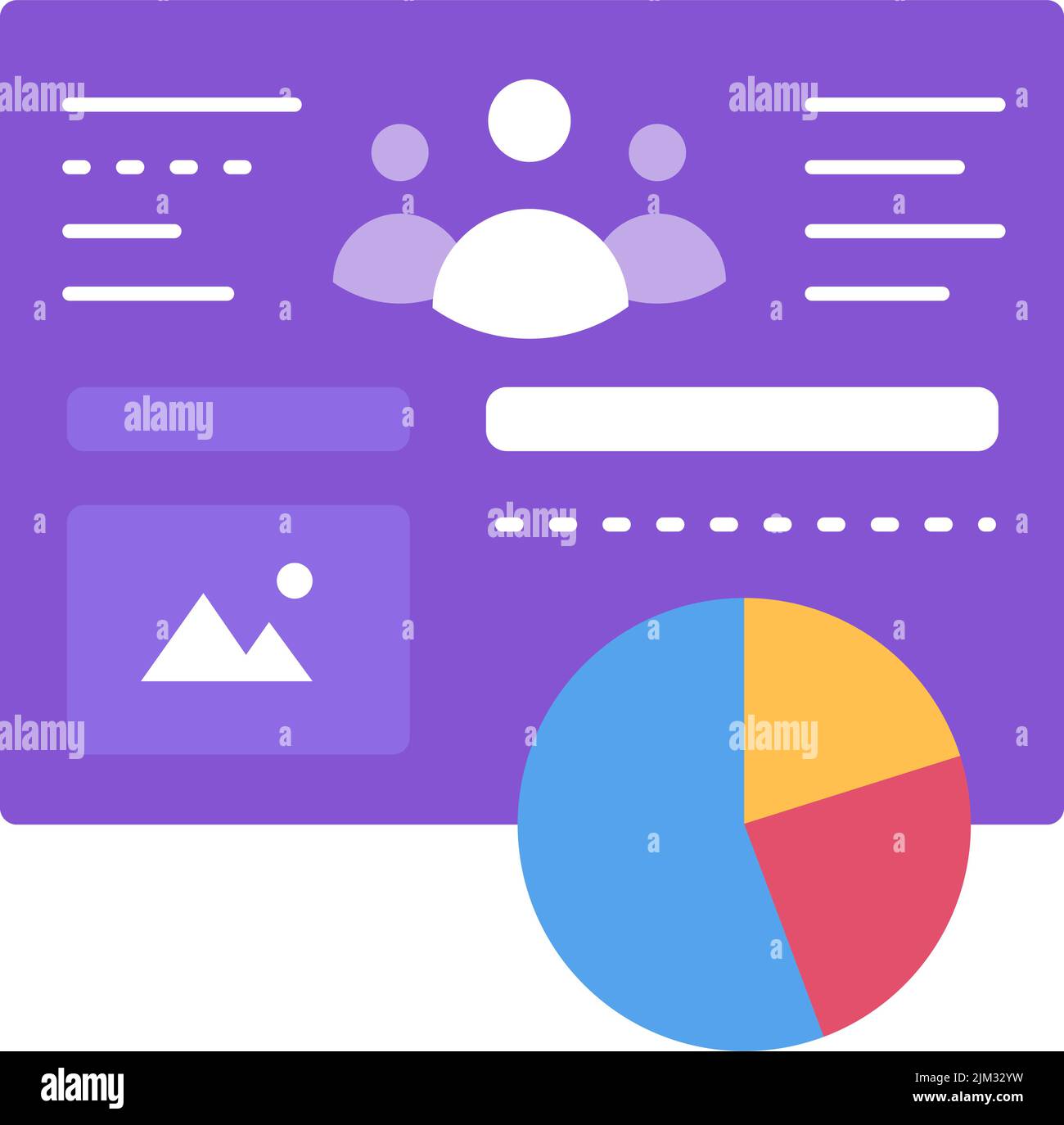 Business icon digital data vector analysis concept Stock Vector Image ...