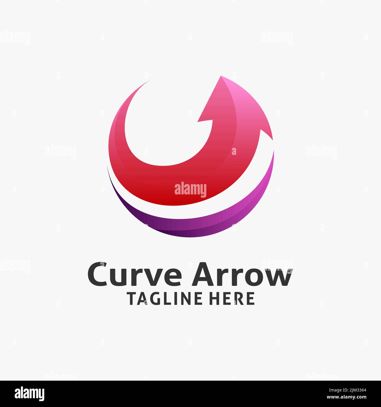 Circle arrow logo design Stock Vector Image & Art - Alamy