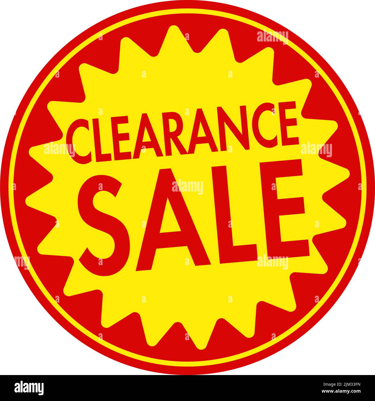 Sale label vector illustration | clearance sale Stock Vector
