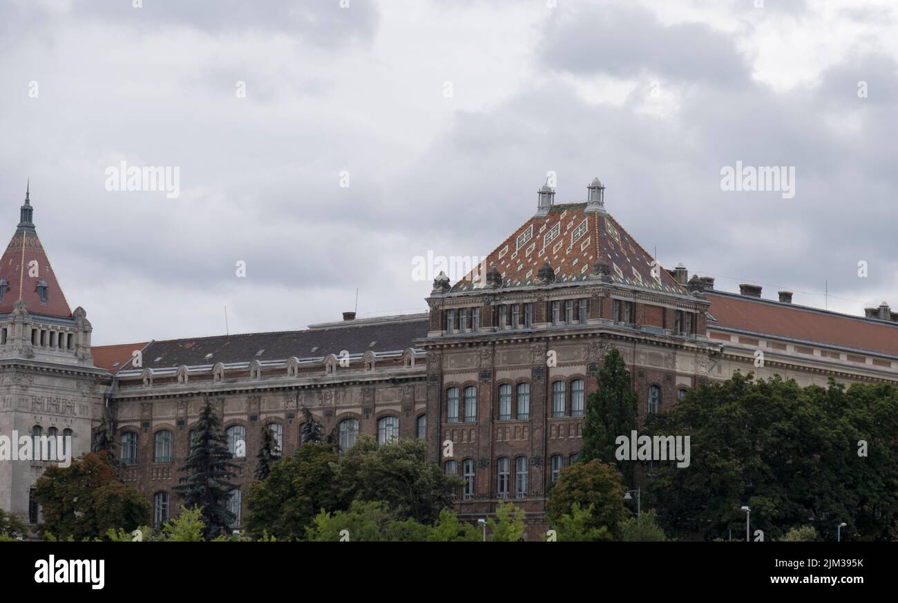 Budapest riverside architecture ,Hungary Stock Photo Alamy