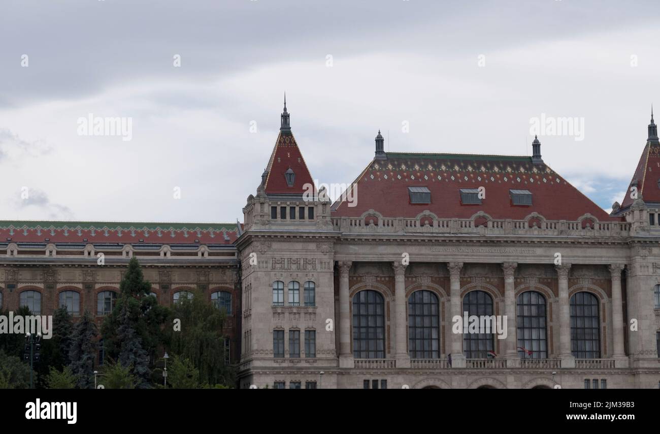 Budapest riverside architecture ,Hungary Stock Photo Alamy