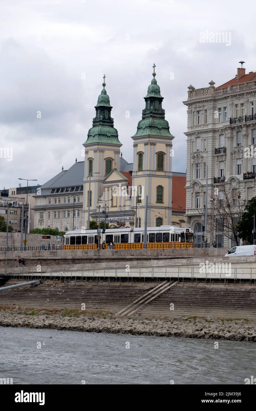 Budapest riverside architecture ,Hungary Stock Photo Alamy
