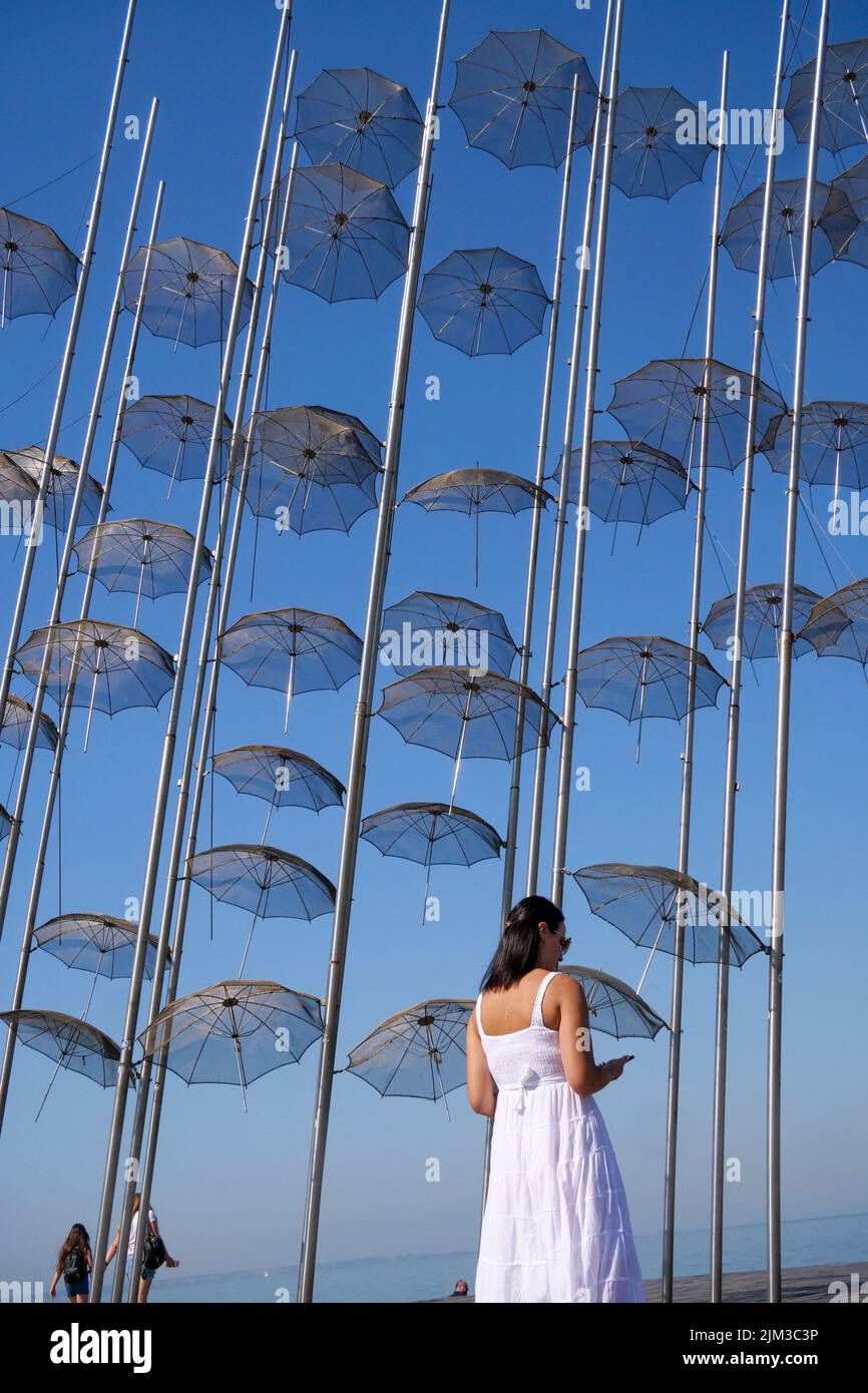 Thessaloniki art umbrellas hi-res stock photography and images - Alamy
