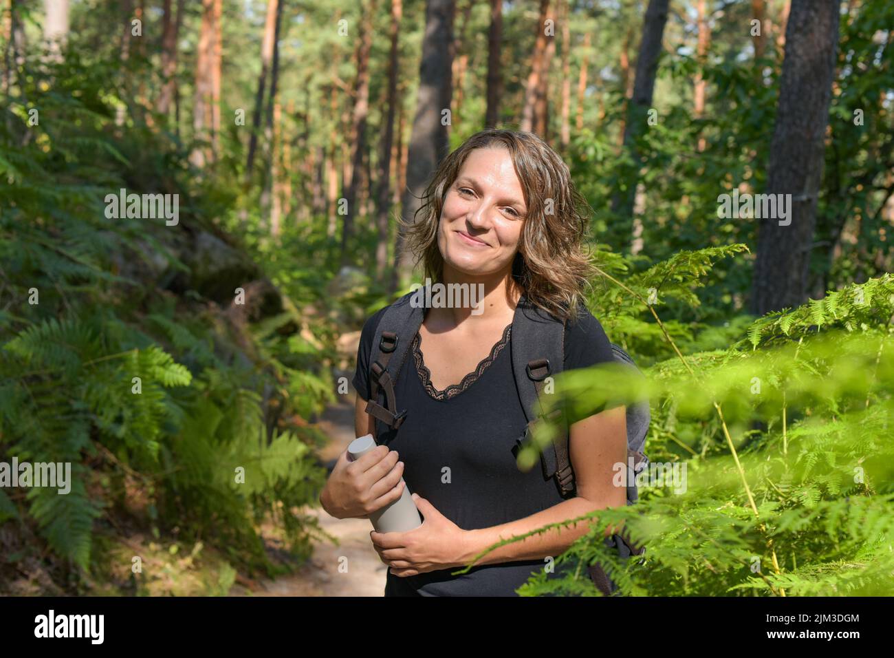 Fontainebleau forest hiker hi-res stock photography and images - Alamy