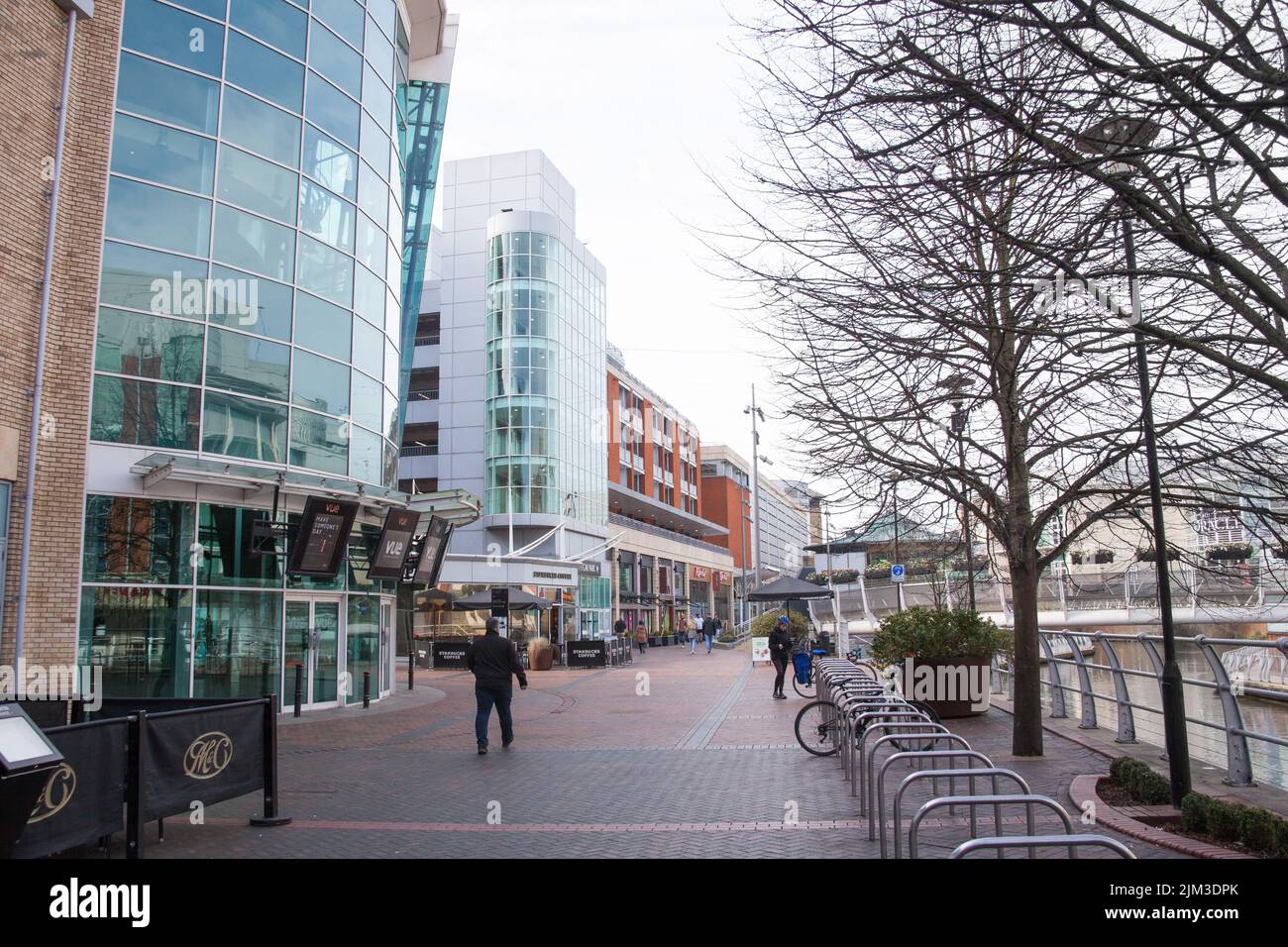 Views of Reading, Berkshire in the UK Stock Photo