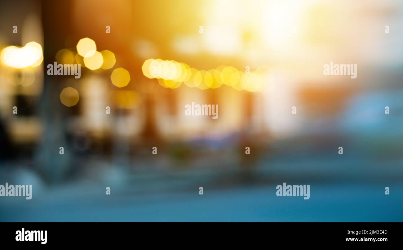 Night city street lights hi-res stock photography and images - Alamy