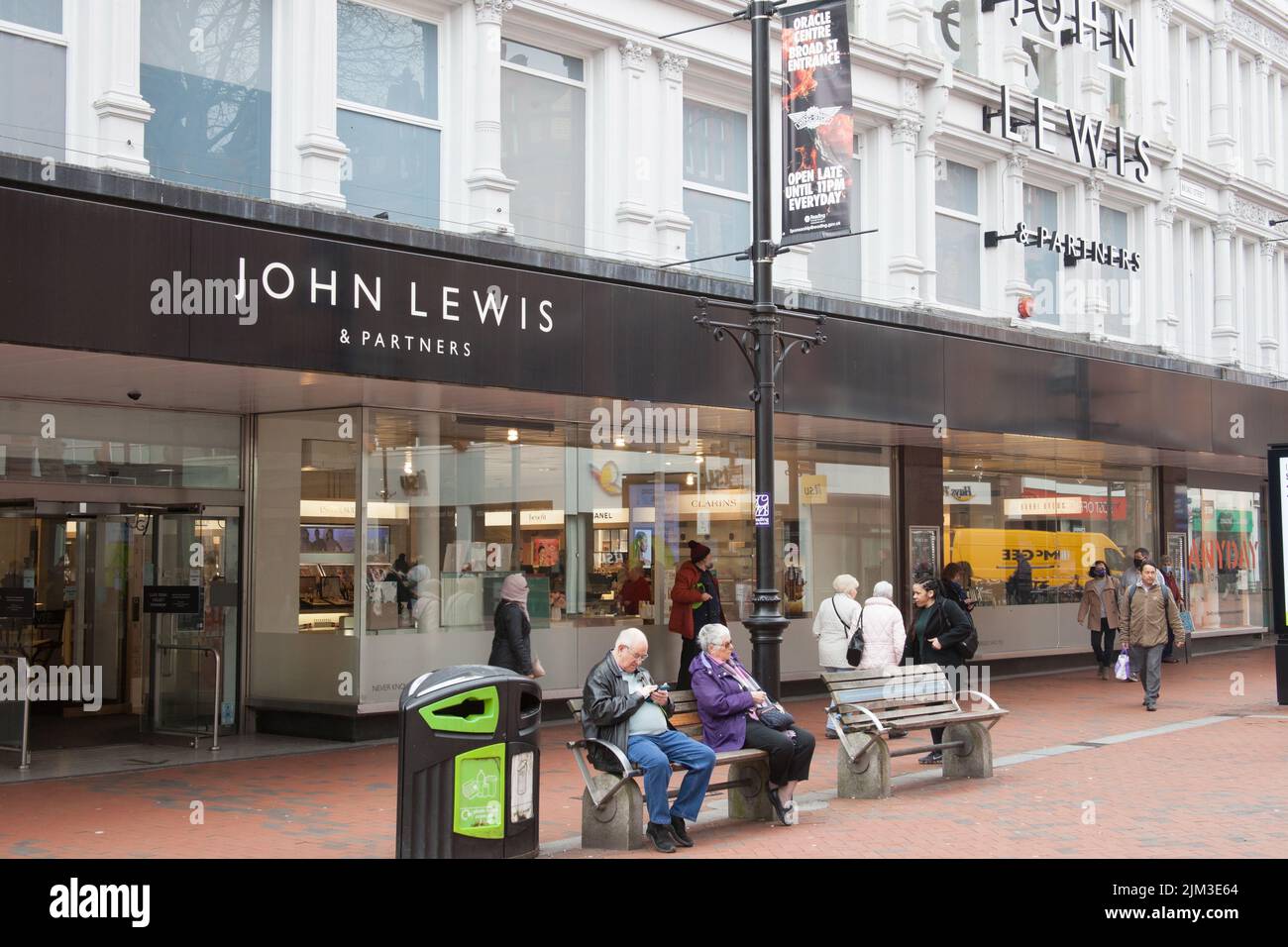 The John Lewis department store in Reading, Berks in the UK Stock Photo