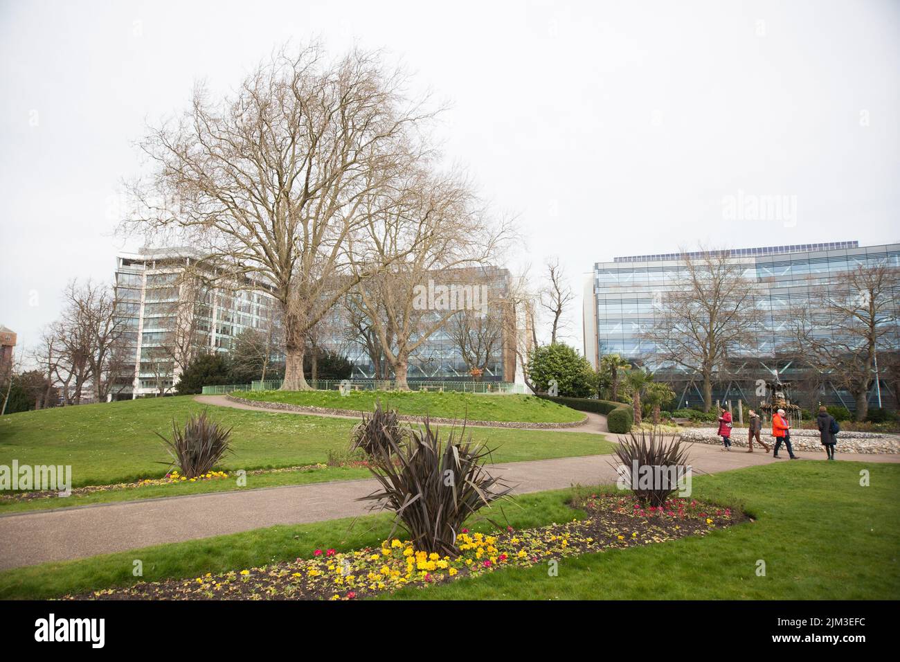 Forbury Gardens, Reading, Berkshire in the UK Stock Photo