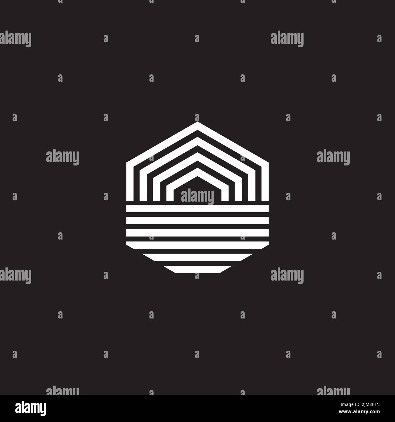Real estate logo design vector illustration template Stock Vector Image ...