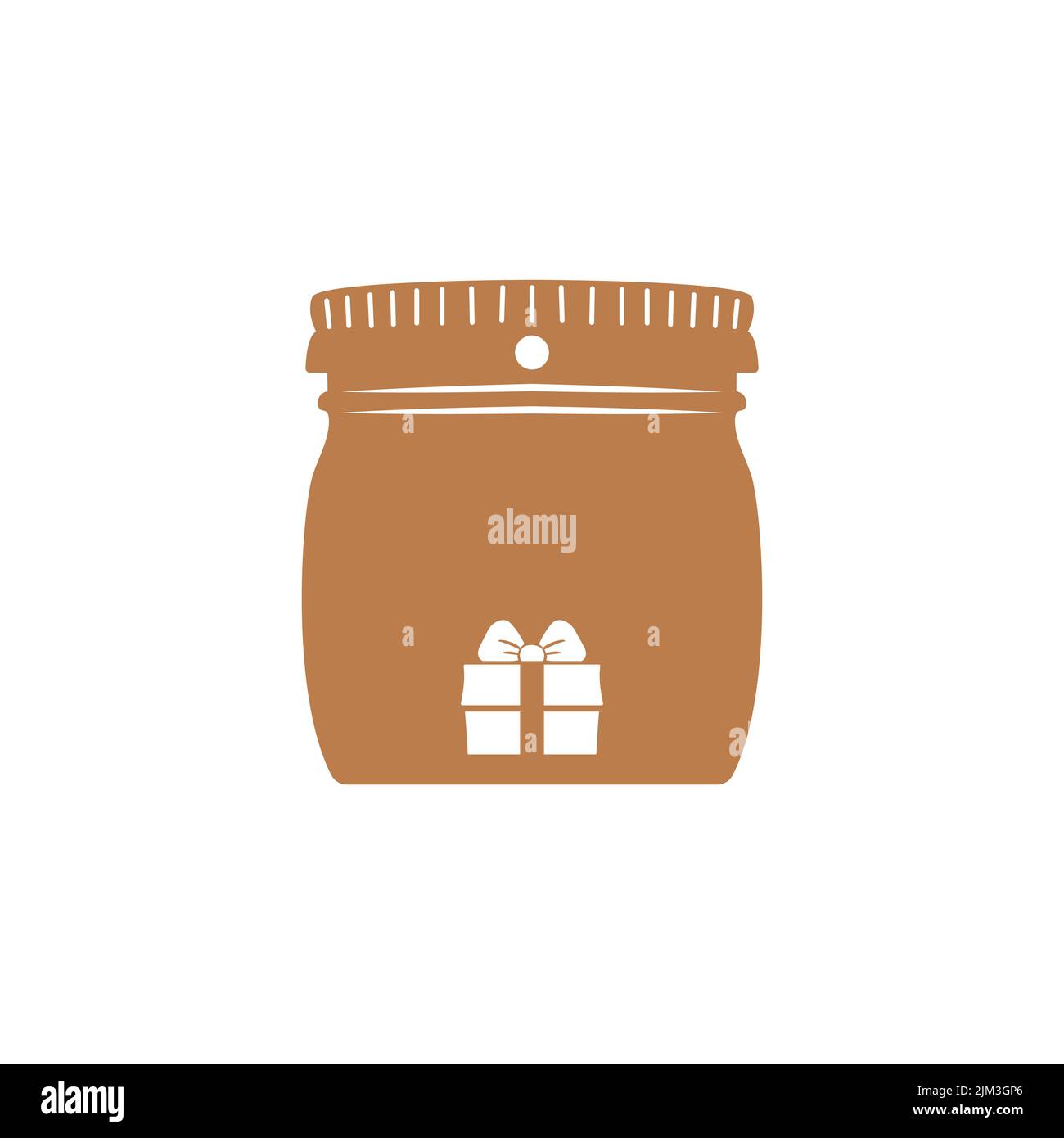 Christmas Gift Tag In The Form Of Jar Gift Box Xmas Label Design christmas-gift-tag-in-the-form-of-jar-gift-box-xmas-label-design