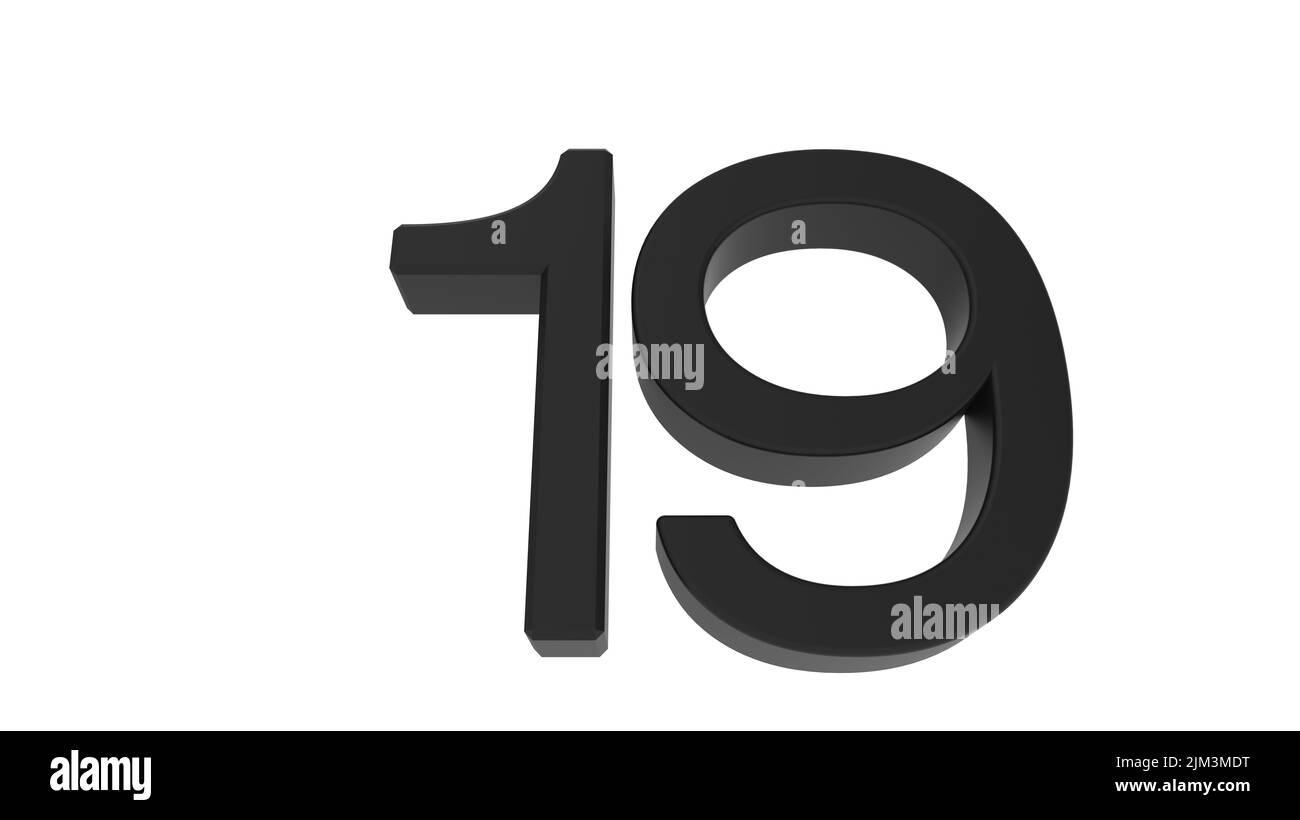 number gold silver 3d glass crystal anniversary render illustration