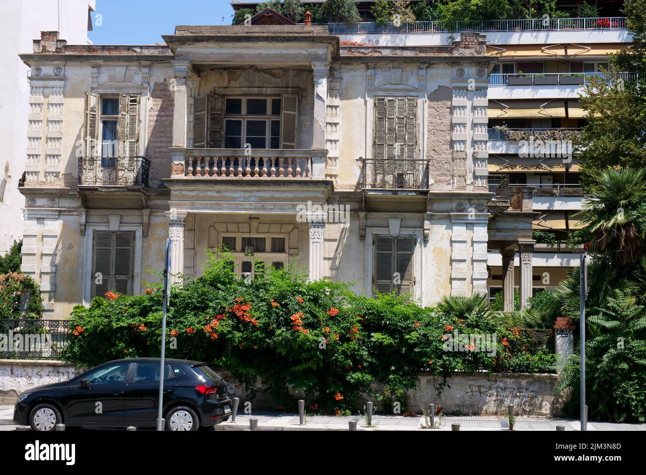 Ancient residence, Thessaloniki, Macedonia, NorthEastern Greece Stock