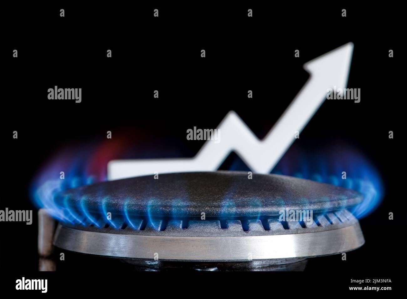 Propane gas price. Supply chains and the energy gas crisis. The concept
