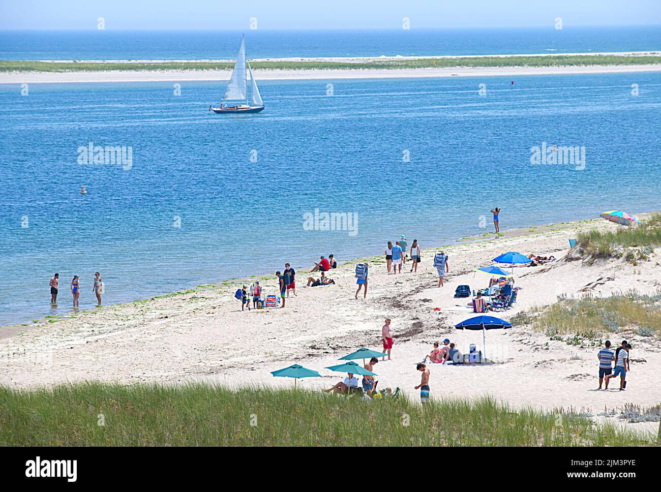 Lighthouse Beach, Chatham, Massachusetts on Cape Cod Stock Photo
