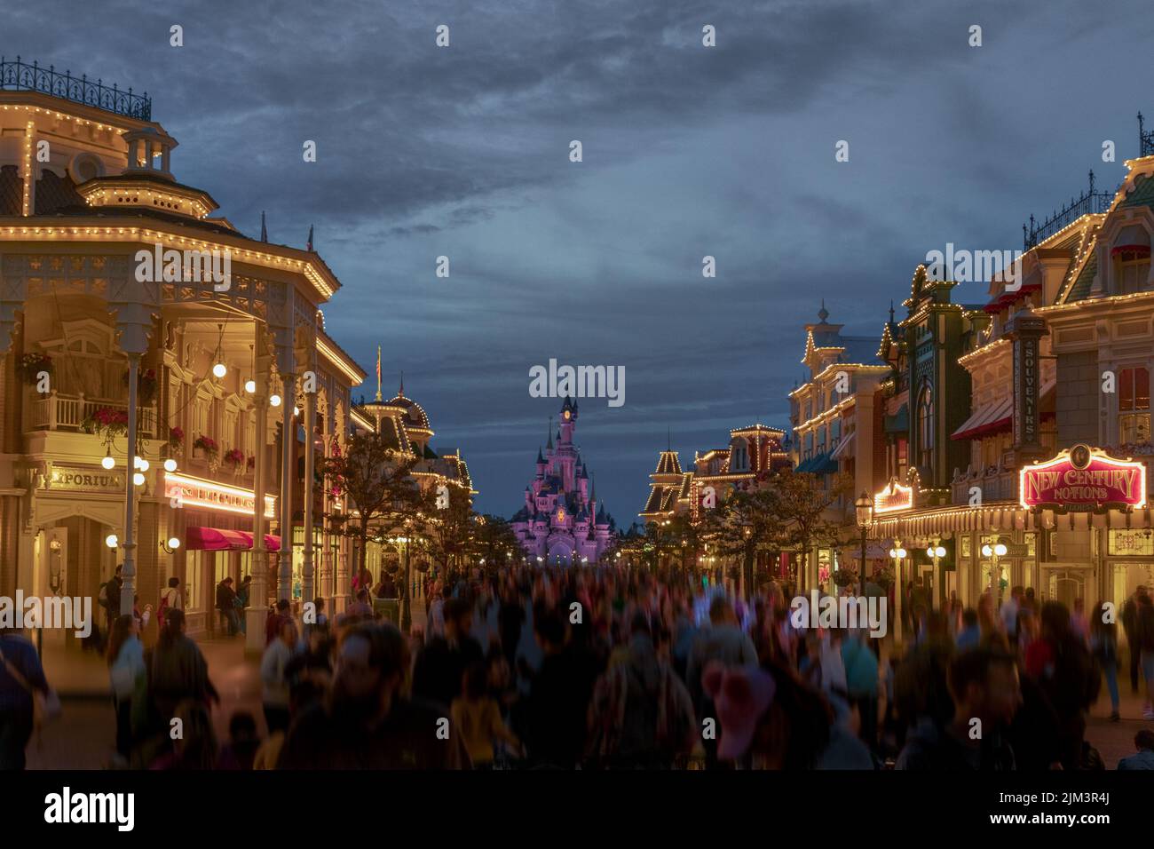 The attractions at Disneyland (formerly EuroDisney) Paris. Disneyland