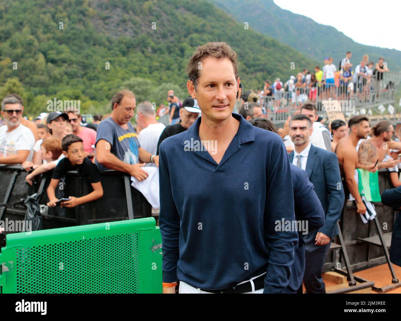 Villar Perosa, Italy. 04th Aug, 2022. John Elkan during the pre-season friendly match between FC Juventus A and FC Juventus U23 on August 04, 2022 in Villar Perosa near Pinerolo, Italy Credit: Independent Photo Agency/Alamy Live News Stock Photo