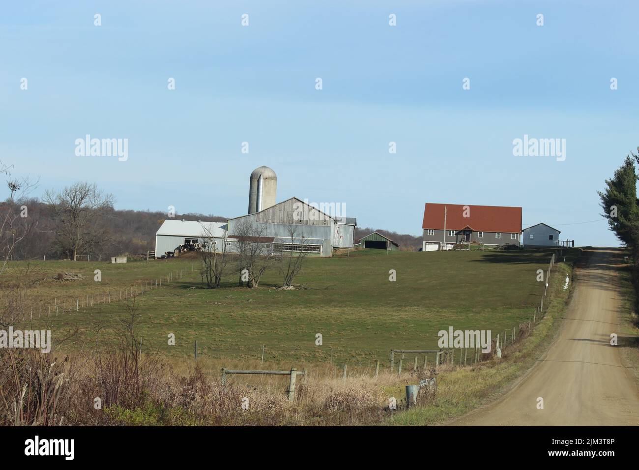 A rural area with houses and field in Pennsylvania, USA Stock Photo Alamy