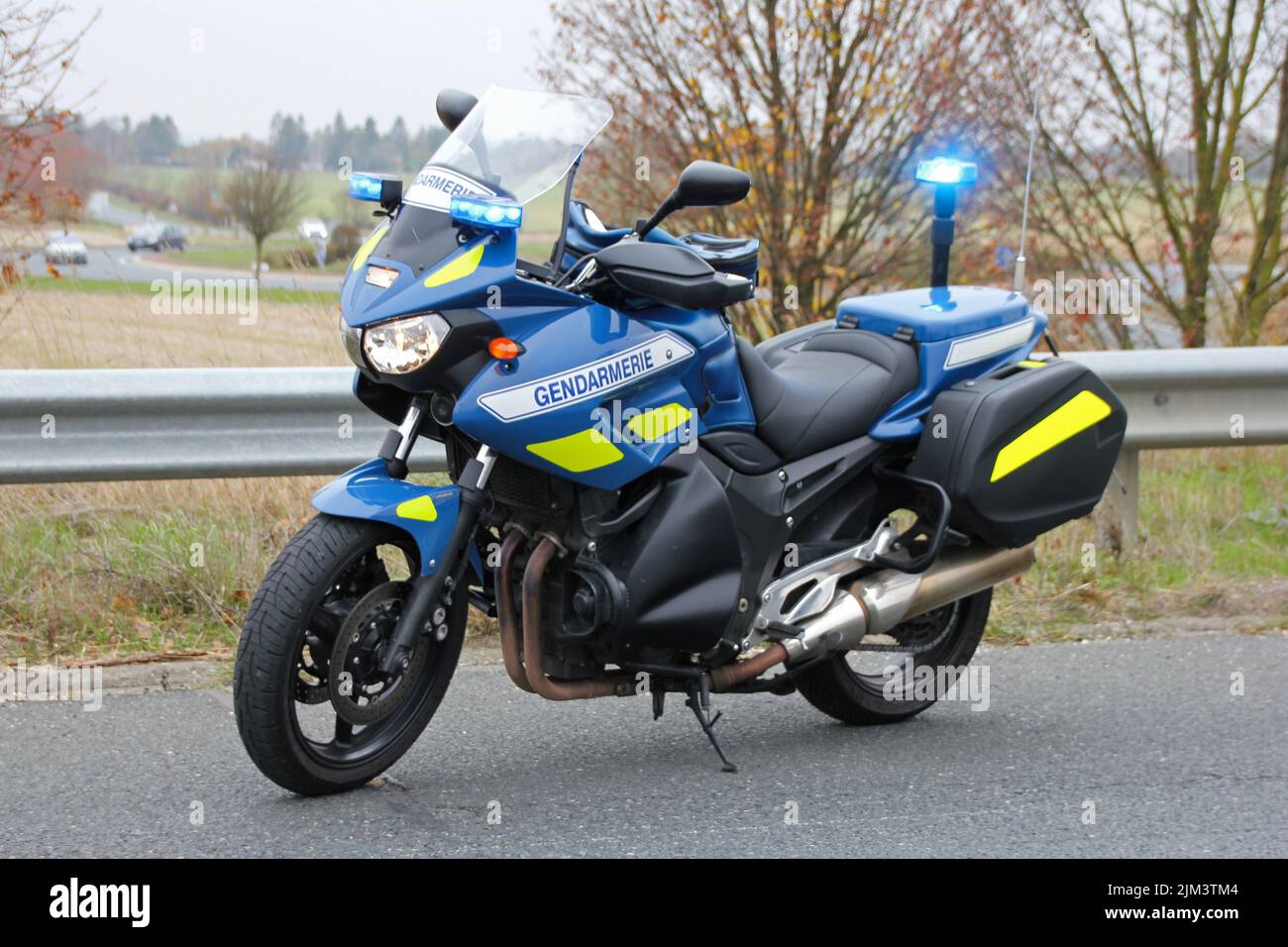Moto gendarmerie Stock Photo