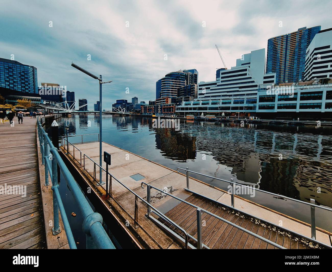 A scenic view of the Yarra River Southbank Melbourne Stock Photo Alamy