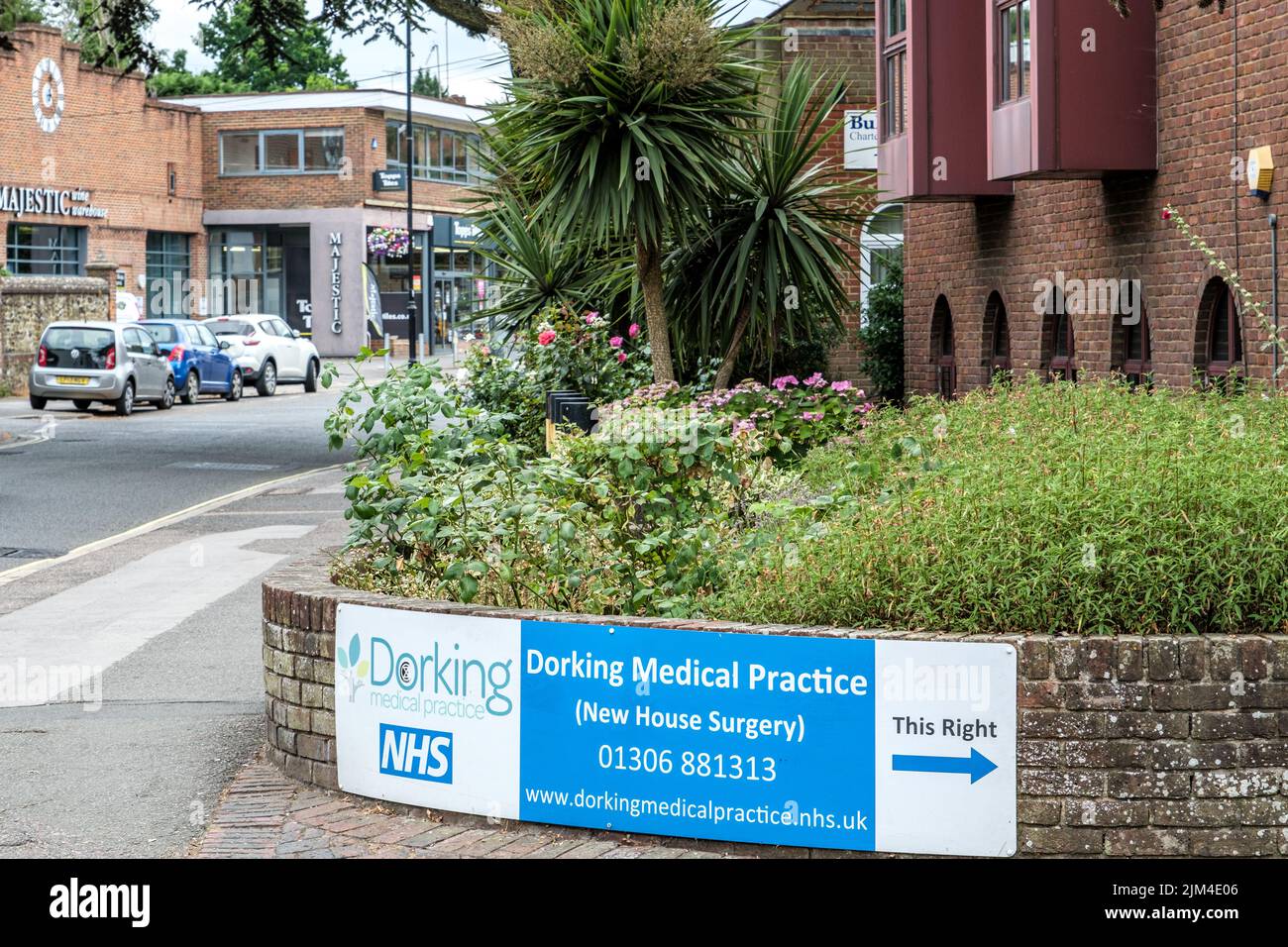 Dorking, Surrey Hills, London UK, June 30 2022, NHS Primary Care